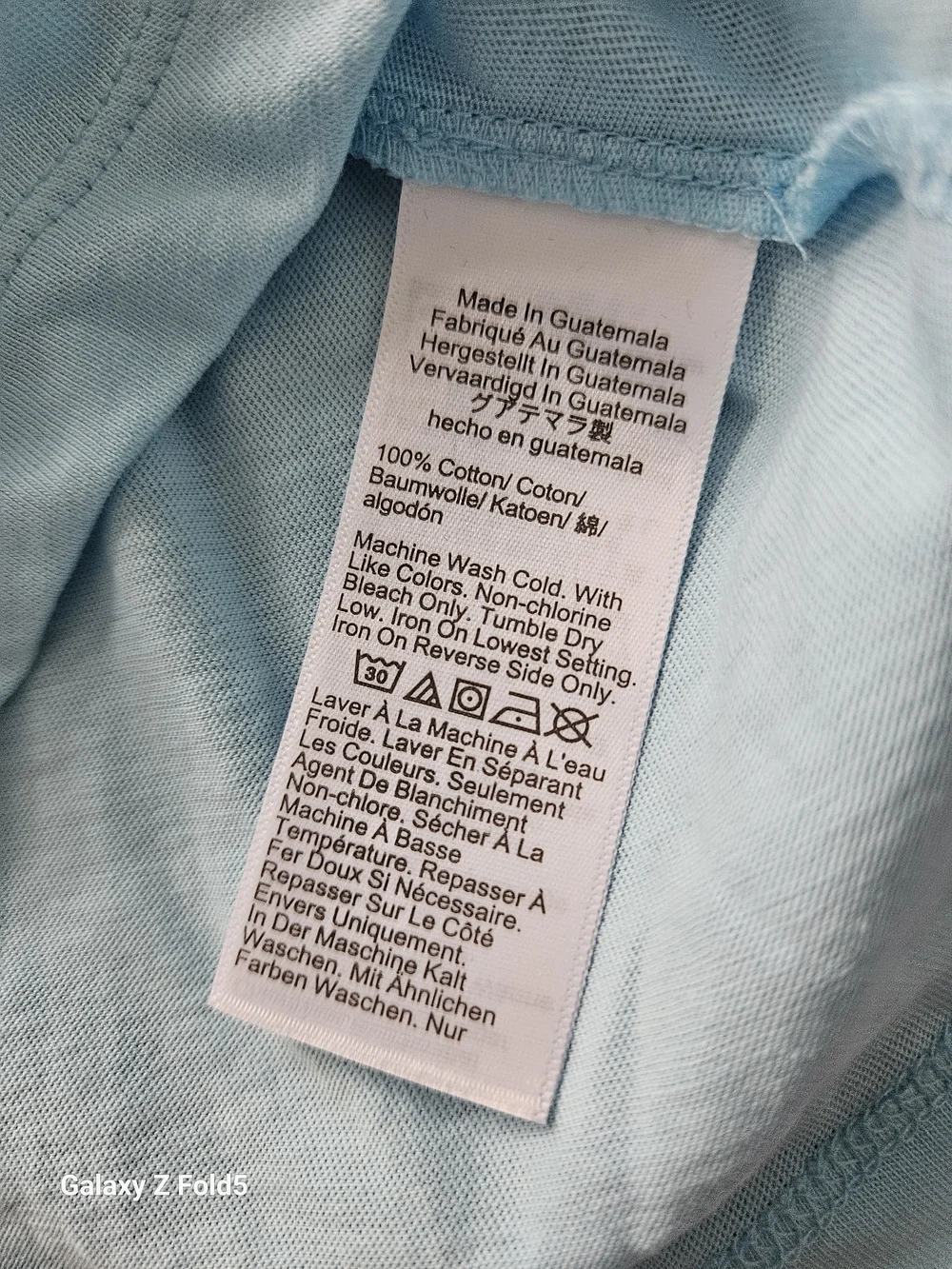 J. Crew Light Blue Graphic Dog Tee with Red, White & Blue Accents Size XS
